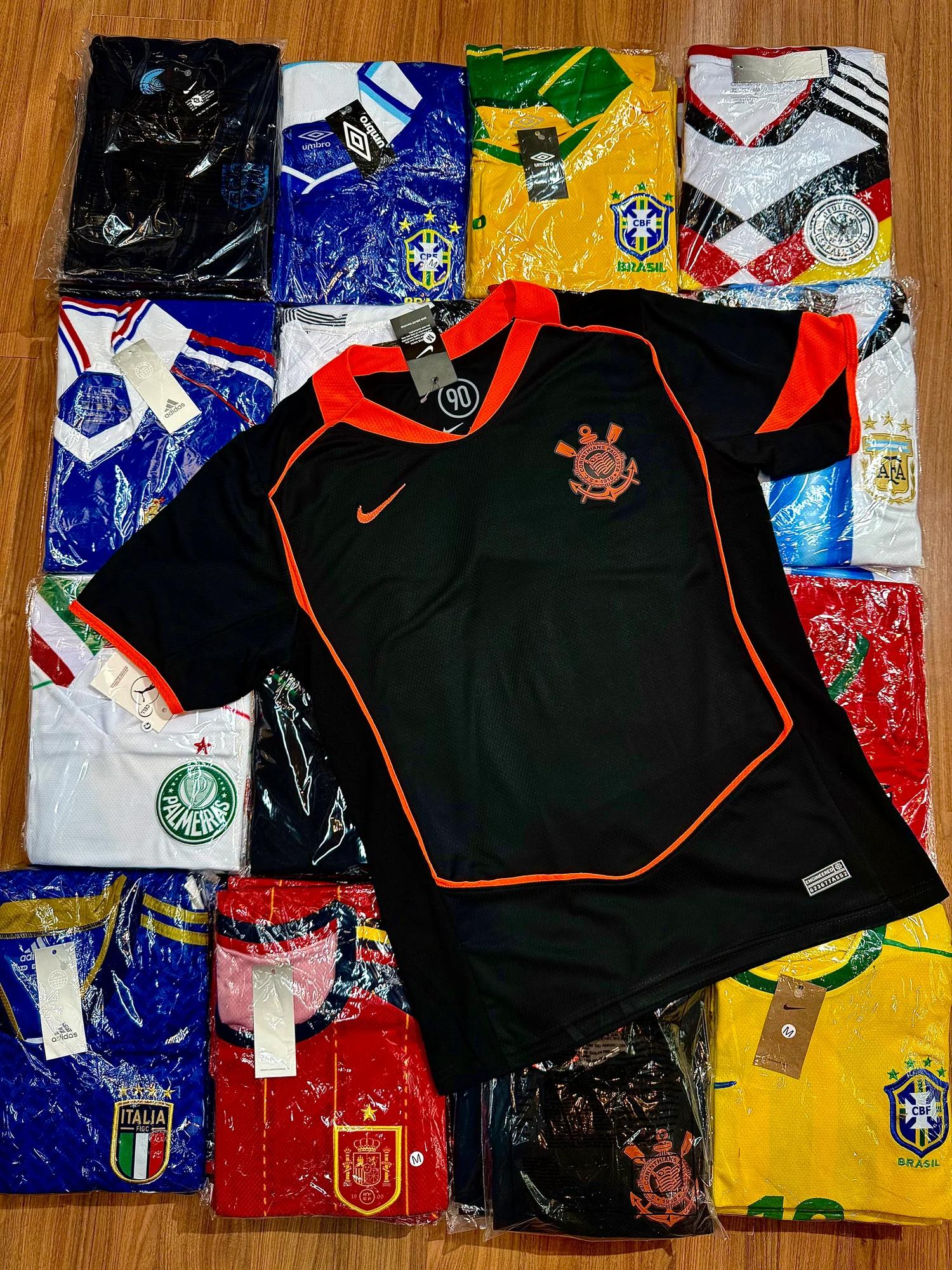 CAMISA DE TIME - CORITHIANS PRETA NOVA 