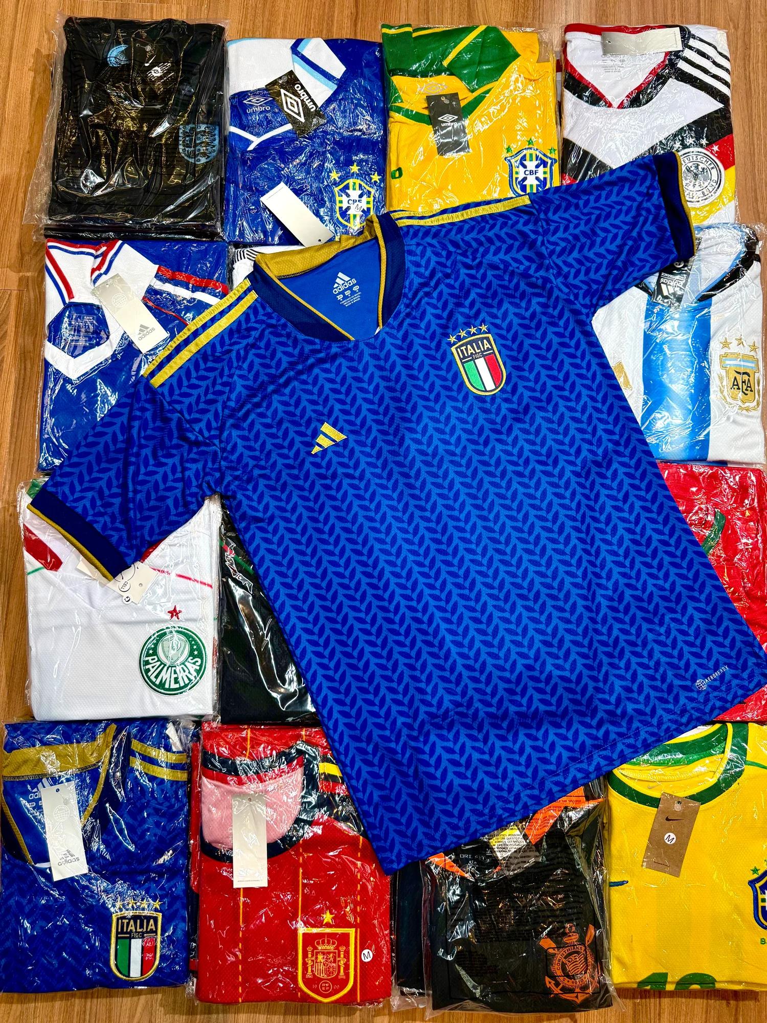 CAMISA DE TIME - ITALIA AZUL 
